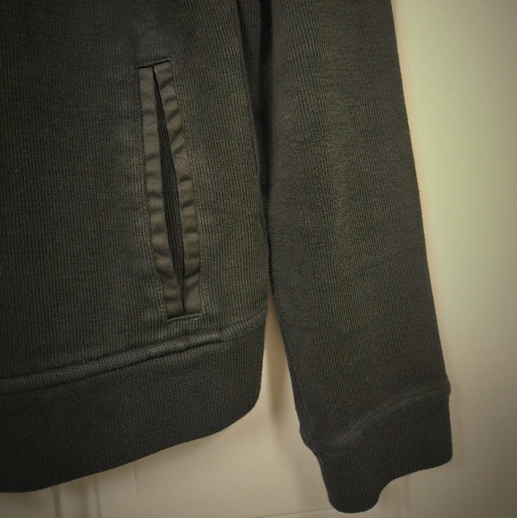 Lauren Ralph Lauren Black Hooded cotton SweaterJacket Button Up size XS - Picture 5 of 9